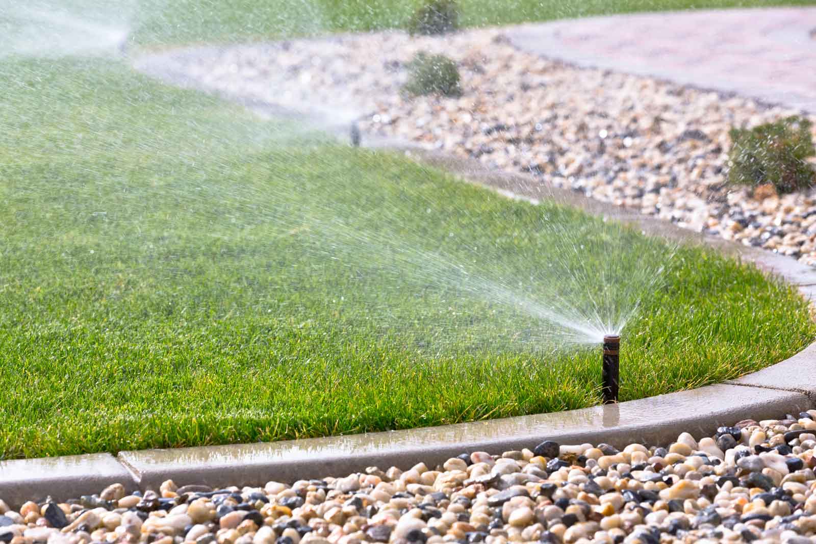 Lawn sprinkler system